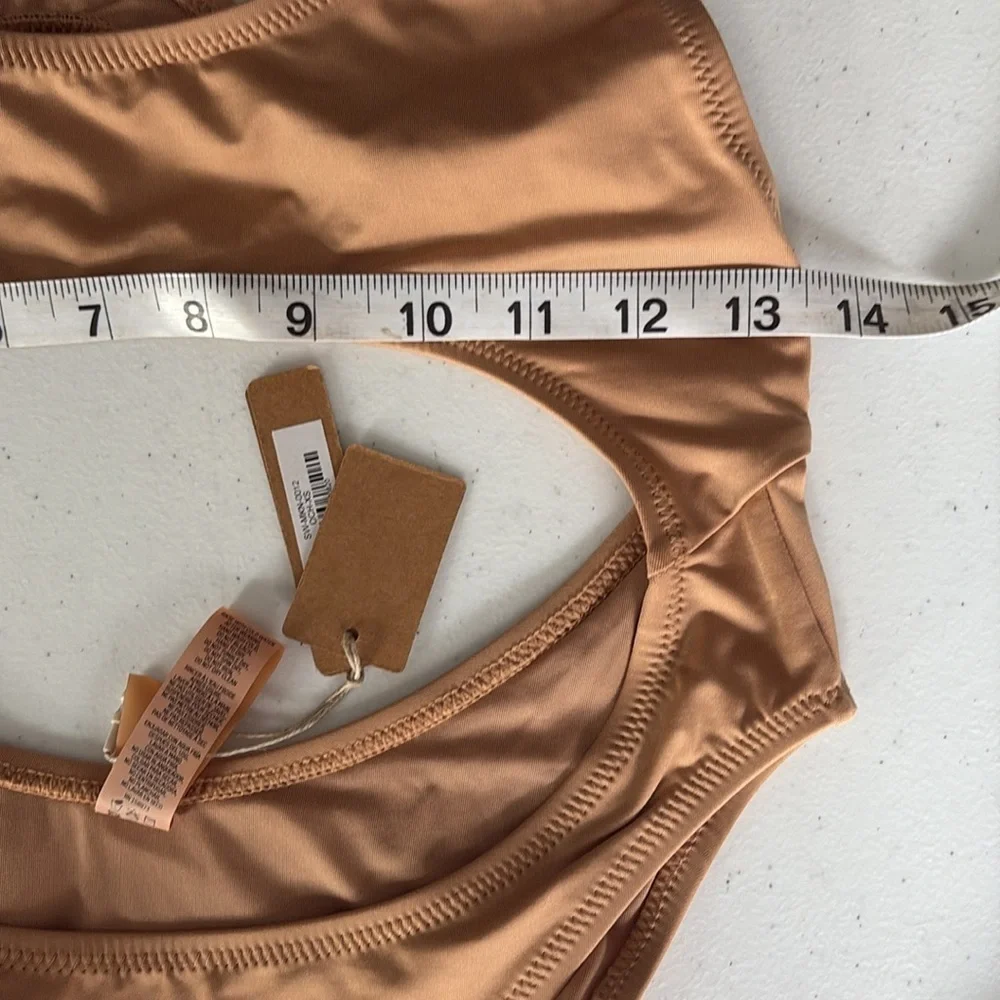 NWT Skims swim cut out monokini ochre XS